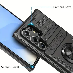 MT Phone Case Samsung A16 Heavy Duty Shockproof w/ Stand Green