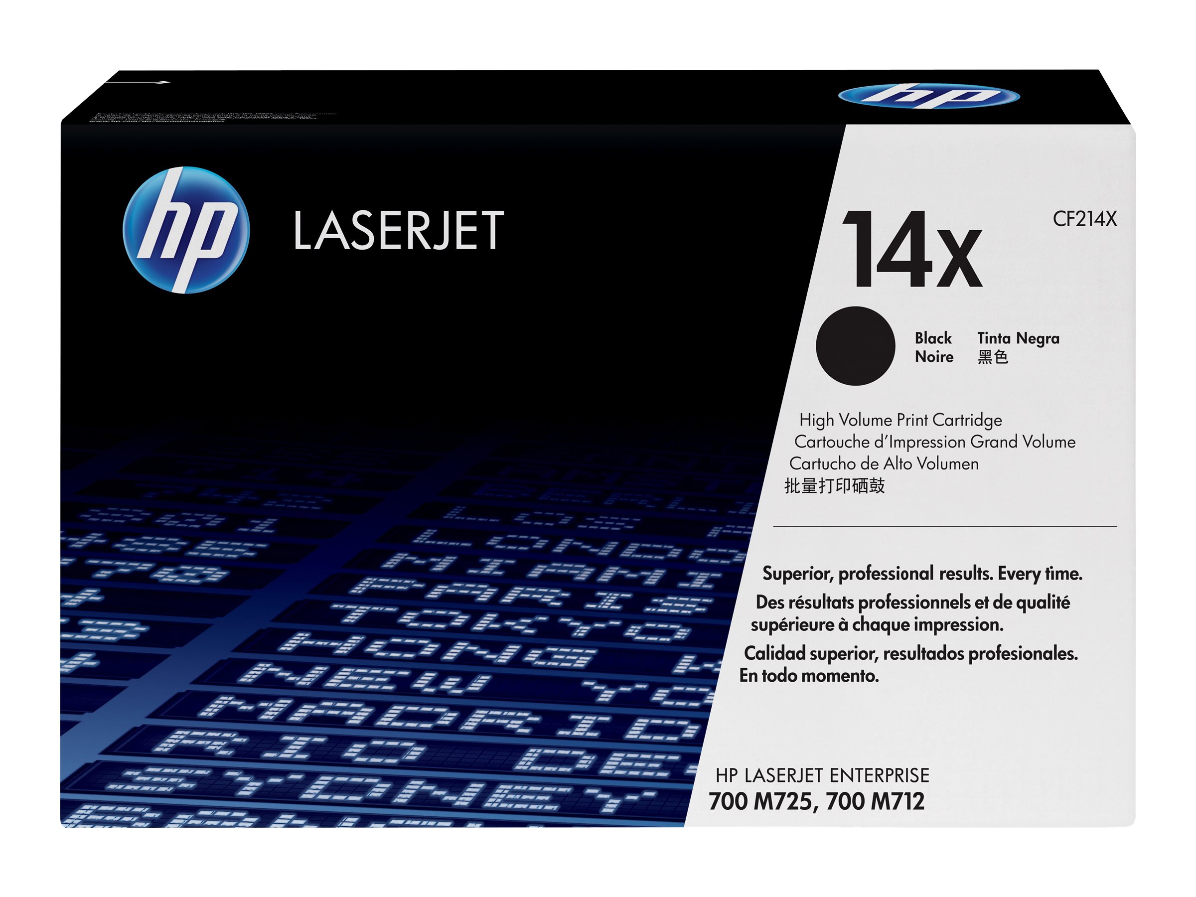HP 14X - High Yield - black - original - LaserJet - toner cartridge (CF214X) - Image 2