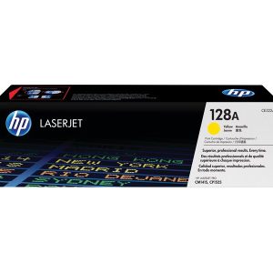 HP 128A - yellow - original - LaserJet - toner cartridge (CE322A)