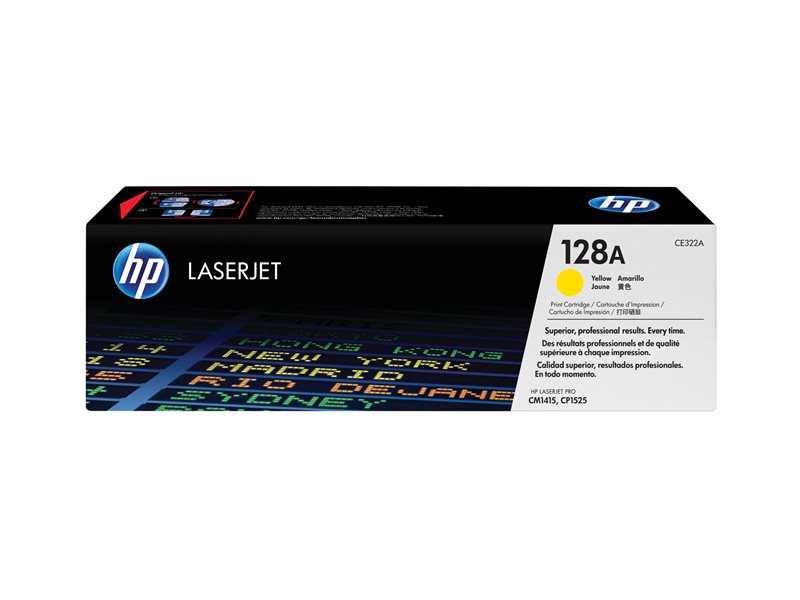 HP 128A - yellow - original - LaserJet - toner cartridge (CE322A) - Image 16