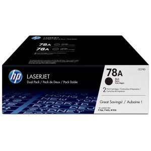 HP 78A - 2-pack - black - original - LaserJet - toner cartridge (CE278AD)