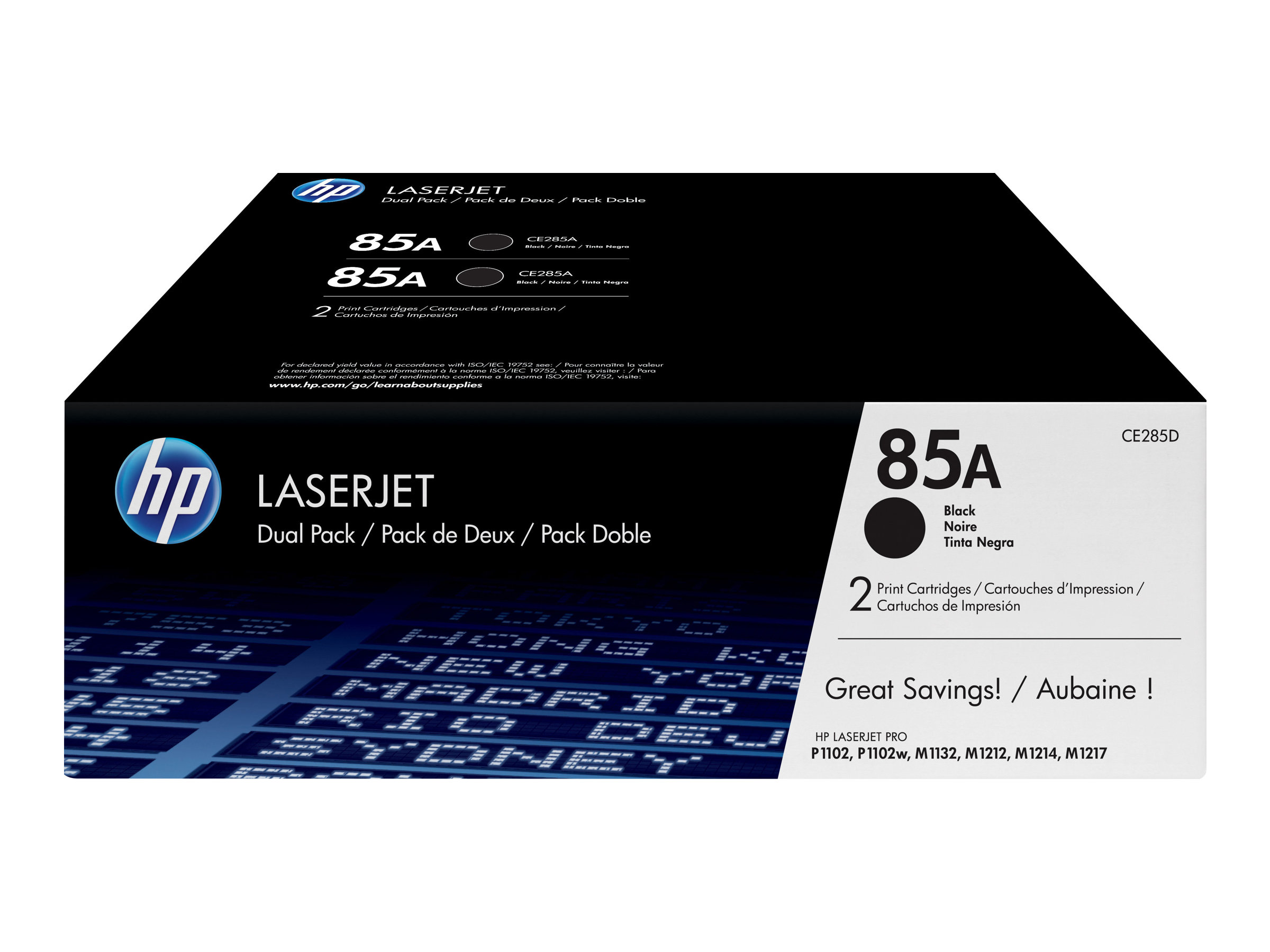 HP 85A - 2-pack - black - original - LaserJet - toner cartridge (CE285AD) - Image 10