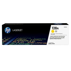 HP 128A - yellow - original - LaserJet - toner cartridge (CE322A)