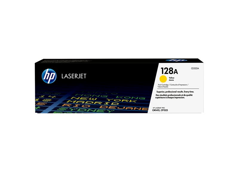 HP 128A - yellow - original - LaserJet - toner cartridge (CE322A) - Image 18