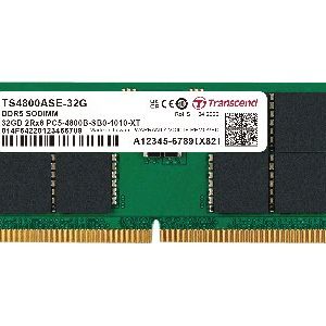 Transcend JetRAM - DDR5 - module - 8 GB - SO-DIMM 262-pin - 4800 MHz / PC5-38400 - unbuffered