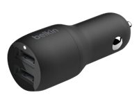Belkin BoostCharge Dual Charger car power adapter - USB - 24 Watt
