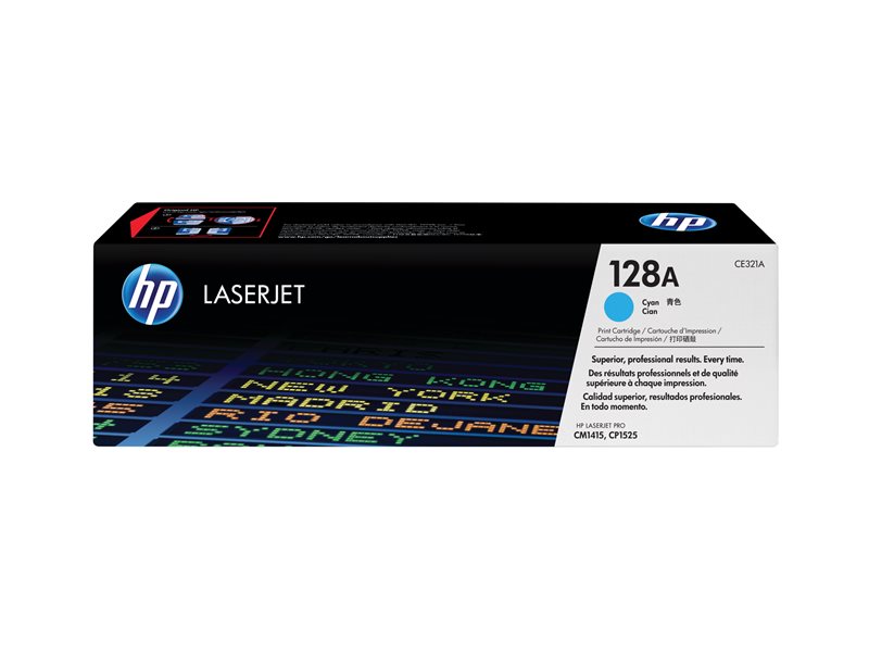 HP 128A - cyan - original - LaserJet - toner cartridge (CE321A) - Image 23