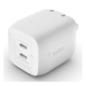 Belkin BoostCharge Pro power adapter - PPS and GaN technology - 2 x USB-C - 45 Watt