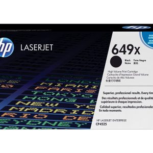 HP 649X - High Yield - black - original - LaserJet - toner cartridge (CE260X)