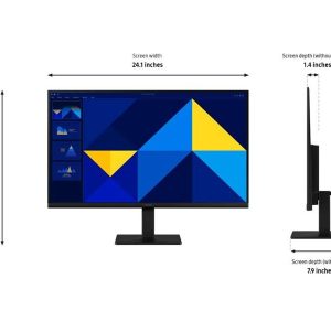 Samsung Essential S3 S27D300GAN - S30GD Series - LED monitor - Full HD (1080p) - 27"