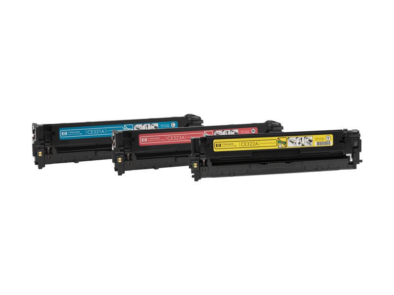 HP 128A - cyan - original - LaserJet - toner cartridge (CE321A) - Image 3