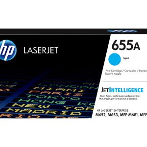 HP 655A - cyan - original - LaserJet - toner cartridge (CF451A)