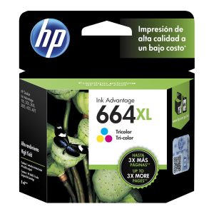 HP 664XL - High Yield - color (cyan, magenta, yellow) - original - Ink Advantage - ink cartridge