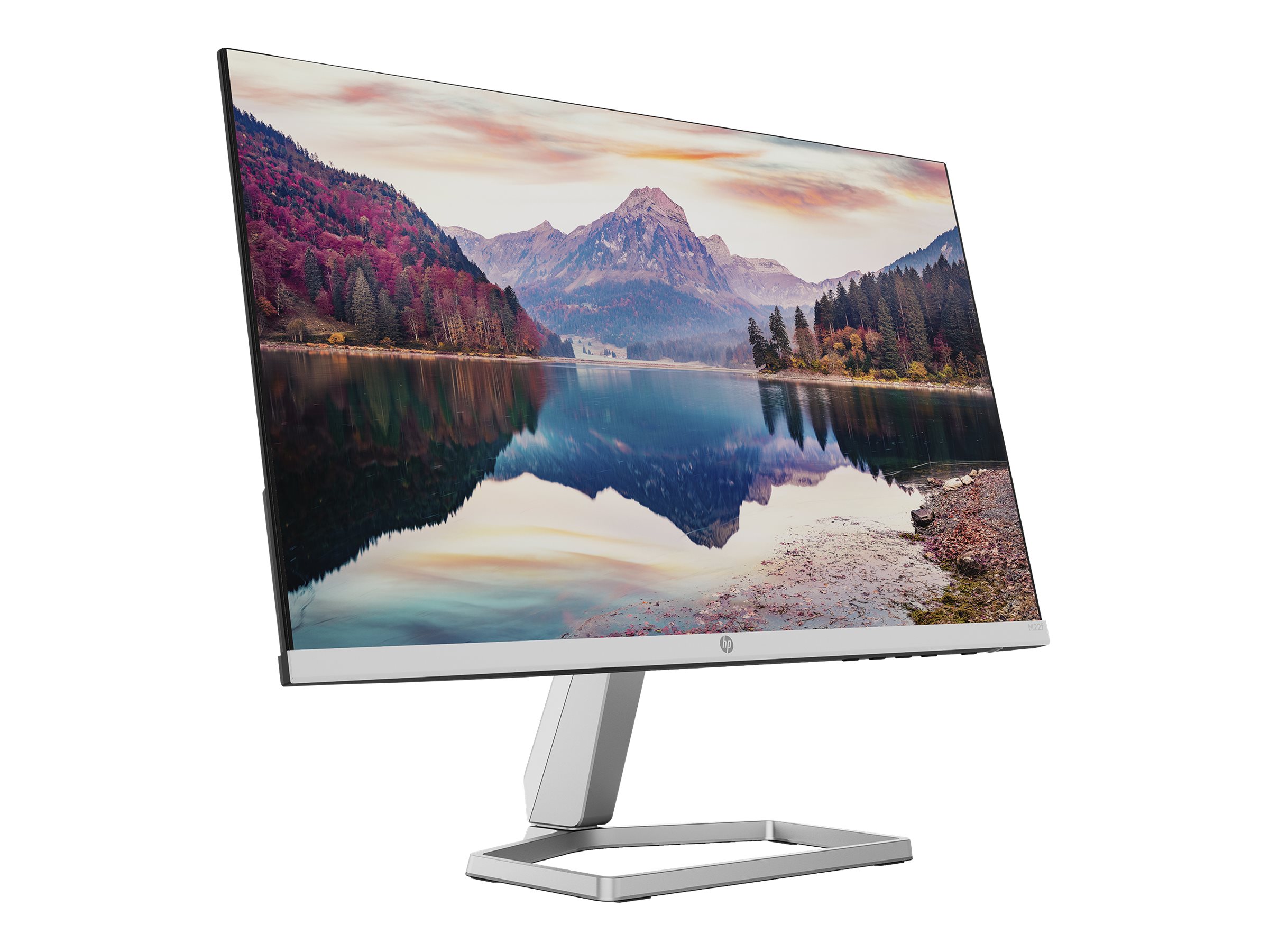 HP M22f - M-Series - LED monitor - 22" (21.5" viewable) - 1920 x 1080 Full HD (1080p) @ 75 Hz - IPS - 300 cd/m² - 1000:1 - 5 ms - HDMI, VGA - Image 2