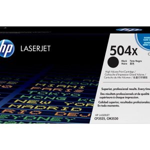HP 504X - High Yield - black - original - LaserJet - toner cartridge (CE250X)