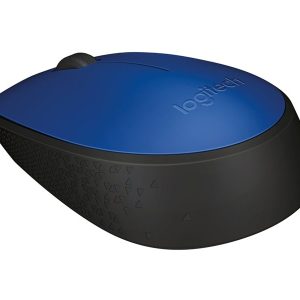 Logitech M170 Wireless Mouse, Ambidextrous, Blue Gray - mouse - 2.4 GHz - blue/gray