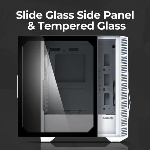 Zalman Gaming Tower Z3 Iceberg - White - Image 10
