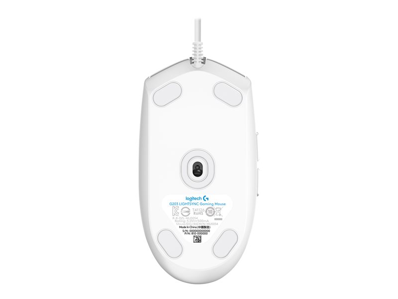 Logitech Gaming Mouse G203 LIGHTSYNC - mouse - USB - white - Image 11