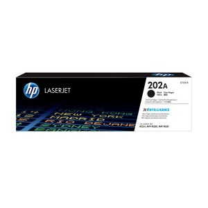 HP 202A - black - original - LaserJet - toner cartridge (CF500A)