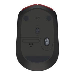 Logitech M170 - mouse - 2.4 GHz - red