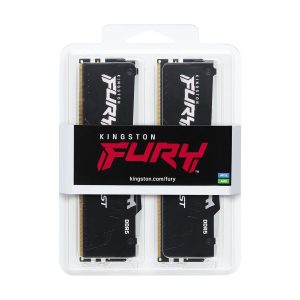 Kingston FURY Beast RGB - DDR5 - kit - 32 GB: 2 x 16 GB - DIMM 288-pin / PC5-44800 - unbuffered