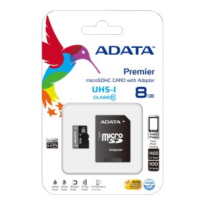 ADATA Premier UHS-I - flash memory card - 8 GB - microSDHC UHS-I