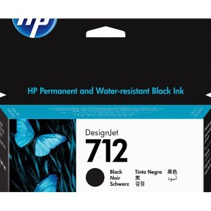 HP 712 - black - original - DesignJet - ink cartridge