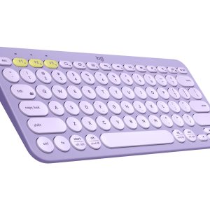 Logitech K380 Multi-Device Bluetooth Wireless Keyboard - Lavender Lemonade - keyboard - lavender, lemonade Input Device