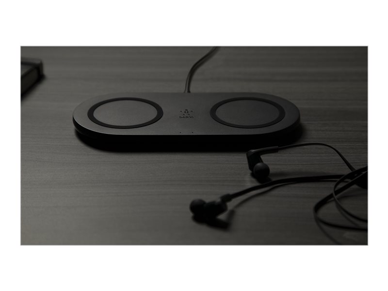 Belkin BoostCharge Dual Wireless Charging Pads wireless charging pad - + AC power adapter - 10 Watt - Image 13
