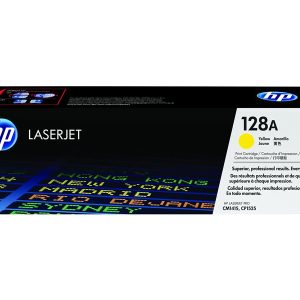 HP 128A - yellow - original - LaserJet - toner cartridge (CE322A)