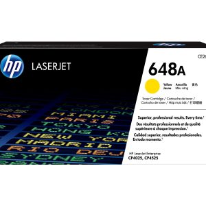 HP 648A - yellow - original - LaserJet - toner cartridge (CE262A)