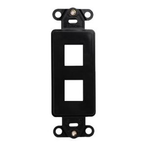 Leviton QuickPort Decora Insert - modular facility plate snap-in