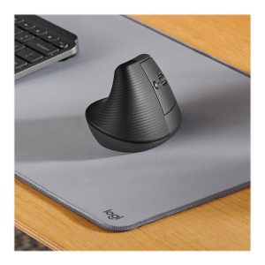 Logitech Lift Vertical Ergonomic Mouse - vertical mouse - Bluetooth, 2.4 GHz - graphite
