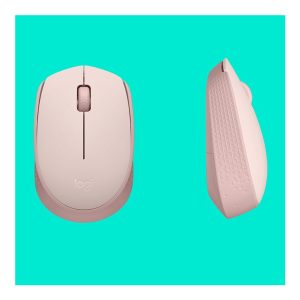 Logitech M170 Wireless Mouse, Ambidextrous, Rose - mouse - 2.4 GHz - rose