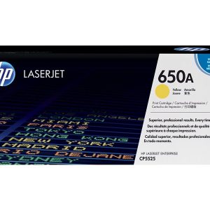 HP 650A - yellow - original - LaserJet - toner cartridge (CE272A)