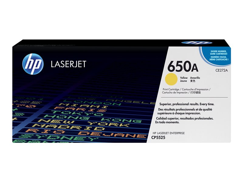 HP 650A - yellow - original - LaserJet - toner cartridge (CE272A) - Image 18