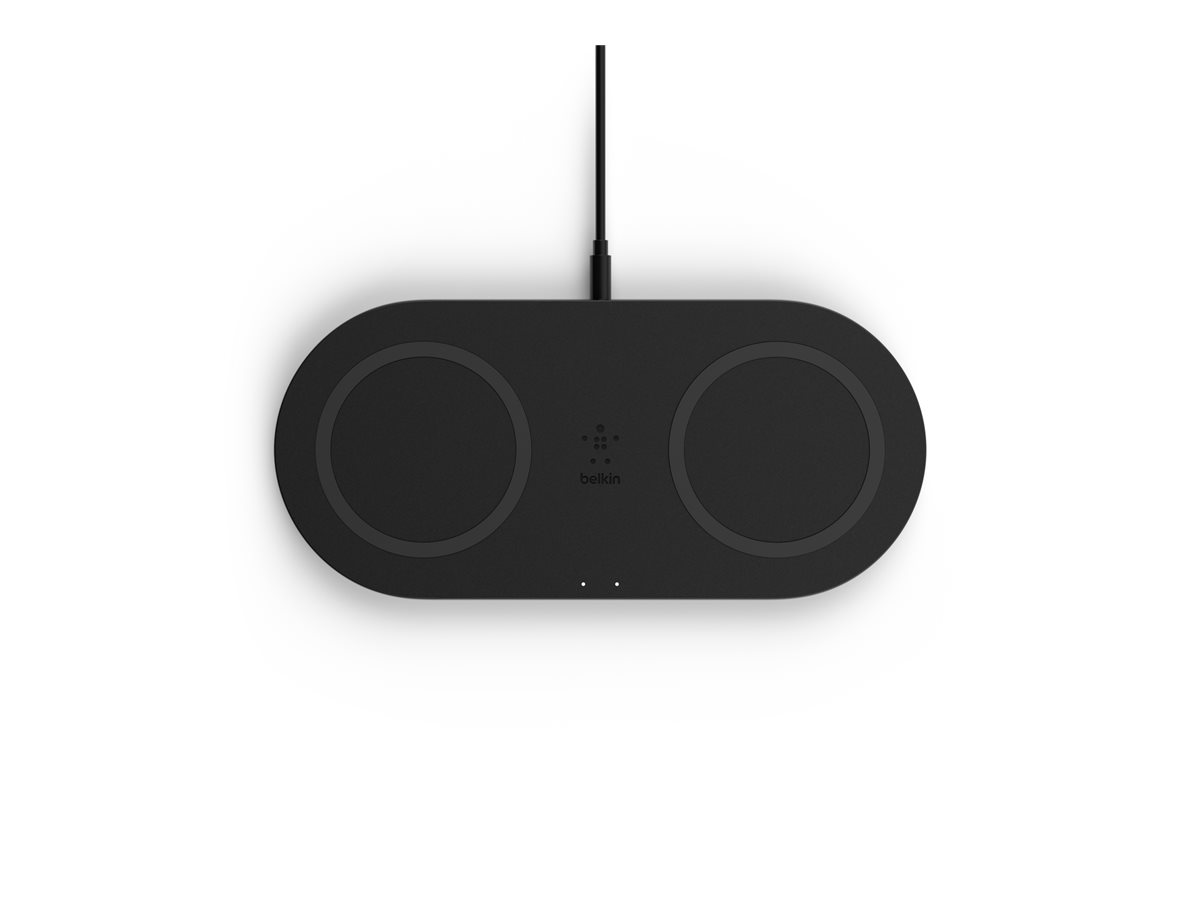 Belkin BoostCharge Dual Wireless Charging Pads wireless charging pad - + AC power adapter - 10 Watt - Image 24