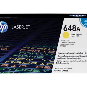 HP 648A - yellow - original - LaserJet - toner cartridge (CE262A)