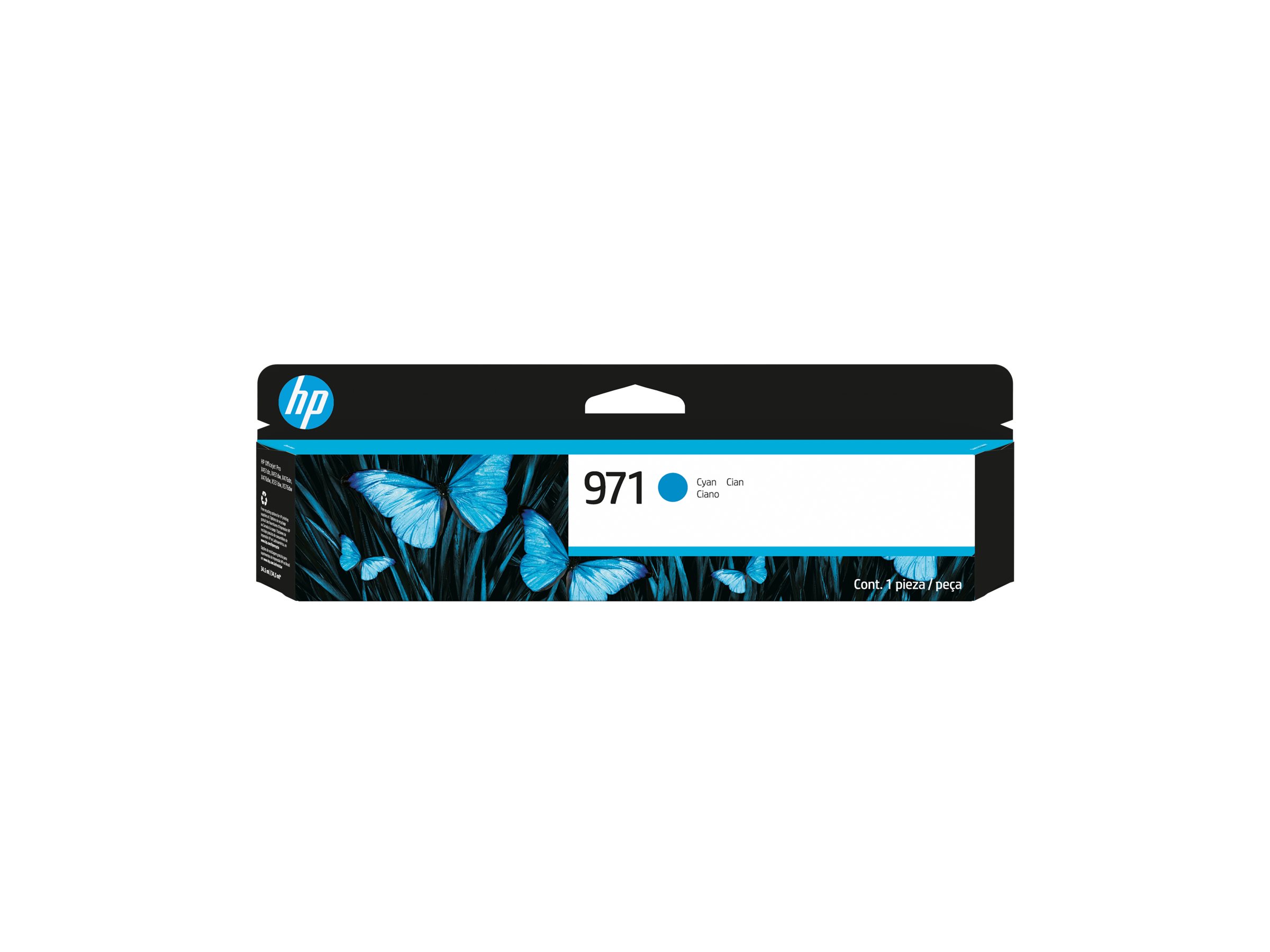 HP 971 - cyan - original - Officejet - ink cartridge - Image 18