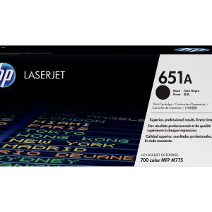 HP 651A - black - original - LaserJet - toner cartridge (CE340A)