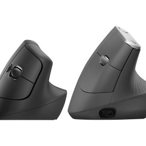 Logitech Lift Vertical Ergonomic Mouse - vertical mouse - Bluetooth, 2.4 GHz - graphite