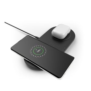 Belkin BoostCharge Dual Wireless Charging Pads wireless charging pad - + AC power adapter - 10 Watt