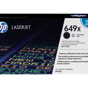 HP 649X - High Yield - black - original - LaserJet - toner cartridge (CE260X)