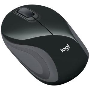 Logitech M187 - Mouse - optical - 3 buttons - wireless - 2.4 GHz - USB wireless receiver - black