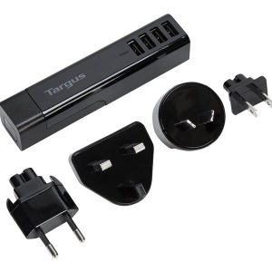 Targus 4-Way International USB Fast Charger power adapter - USB - 24 Watt