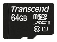 Transcend TS64GUSDU1 - flash memory card - 64 GB - SDXC UHS-I