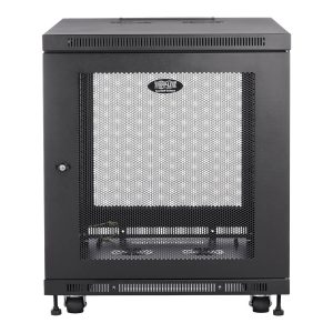 Eaton Tripp Lite Series 12U Rack Enclosure Server Cabinet Doors & Sides 300lb Capacity - rack - 12U