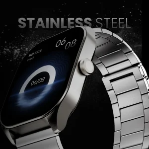 HiFuture - Apex Smart Watch - Stainless Steel - Black