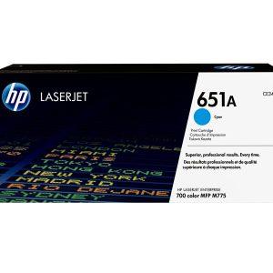 HP 651A - cyan - original - LaserJet - toner cartridge (CE341A)