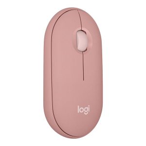 Logitech Pebble Mouse 2 M350s - mouse - Bluetooth - tonal rose